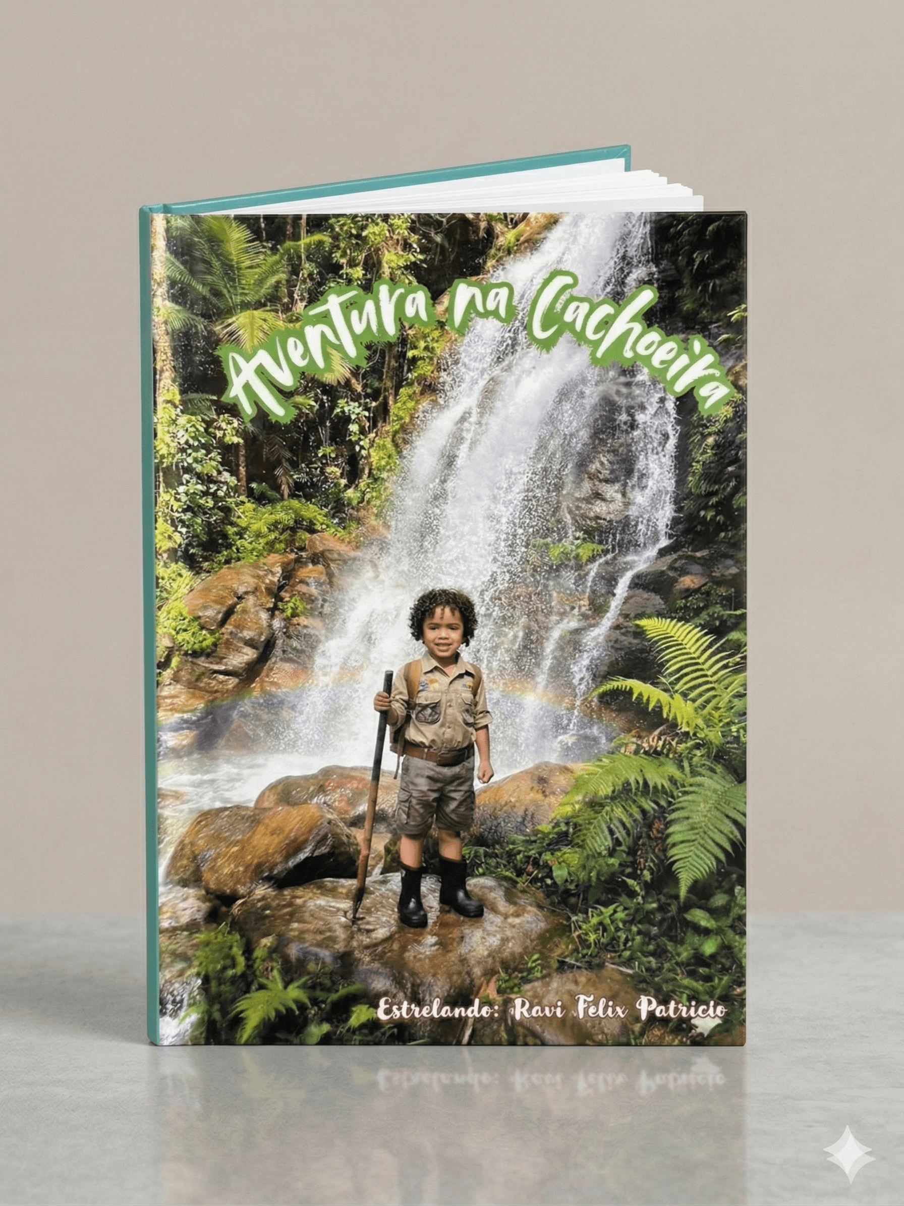 Capa do livro Ravi e a Cachoeira Mágica
